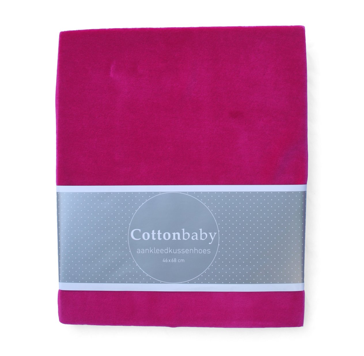 Housse de matelas à langer en velours, fuchsia